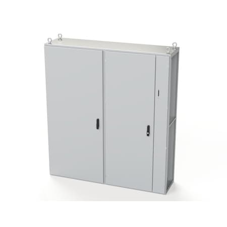 Saginaw Control & Engineering 3 Point Latch with Coinproof/Padlocking Swing Handle Electrical Enclosures, 78.74 in H, 18 in D SCE-TD201805LG